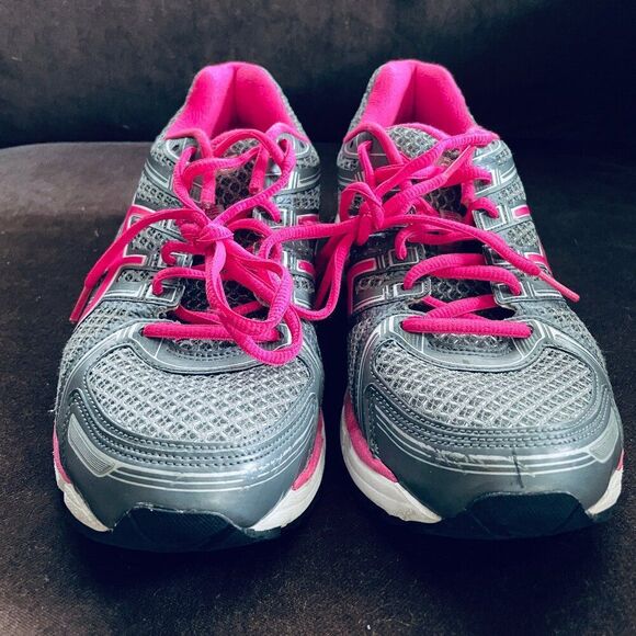 Asics Gel Kayano 19 Women's Athletic Running Shoes T350Q Grey Pink White 10 US - Picture 3 of 11